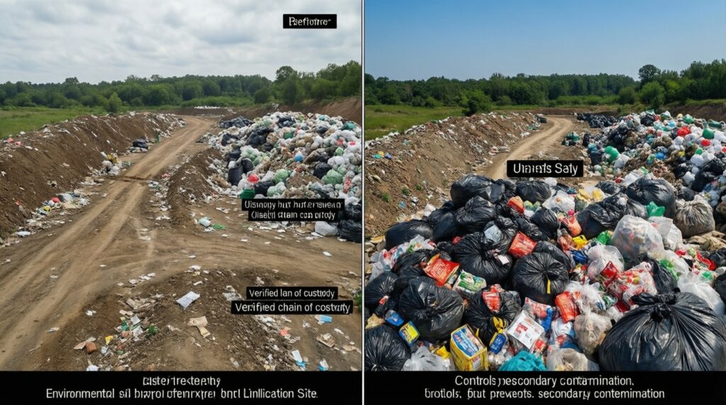 Экология: очистка территорий, охрана природы, обращение с отходами - иллюстрация