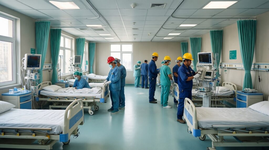 Здравоохранение: новые медучреждения, оснащение больниц, кадровые программы - иллюстрация