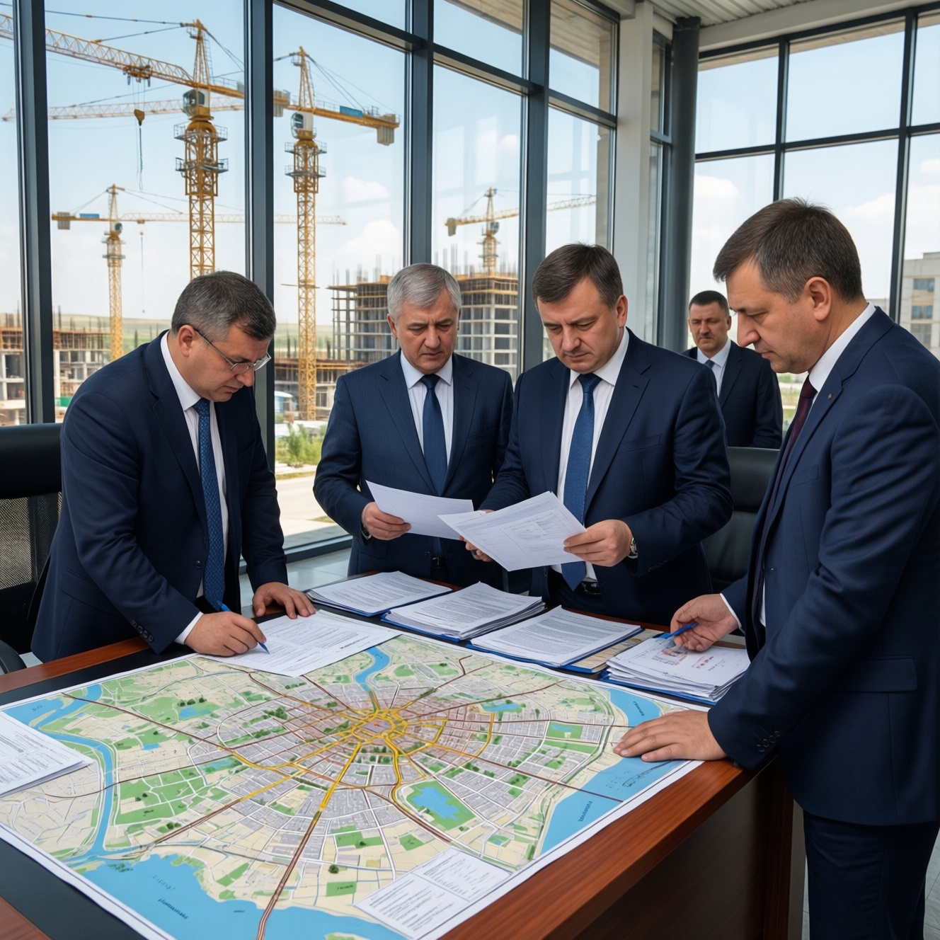 Строительство и развитие Грозного: ключевые изменения месяца в городе